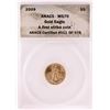 Image 1 : 2009 $5 American Gold Eagle Coin ANACS MS70 First Strike