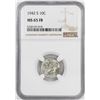 Image 1 : 1942-S Mercury Dime Coin NGC MS65FB