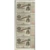 Image 1 : Uncut Sheet of (4) State of Louisiana Baby Bond Obsolete Notes