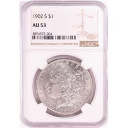 1902-S $1 Morgan Silver Dollar Coin NGC AU53