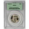 Image 1 : 1934-D Washington Quarter Coin PCGS MS64 Old Green Holder