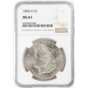 Image 1 : 1890-O $1 Morgan Silver Dollar Coin NGC MS63