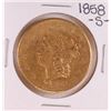 Image 1 : 1858-S $20 Liberty Head Double Eagle Gold Coin