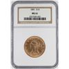 Image 1 : 1881 $10 Liberty Head Eagle Gold Coin NGC MS61