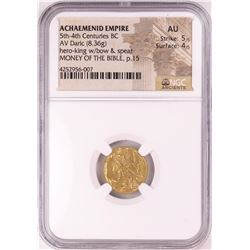 Achaemenid Empire 5th-4th Century BC Daric Ancient Gold Coin NGC AU Money of the Bible