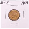 Image 1 : 1904 $2 1/2 Liberty Head Quarter Eagle Gold Coin