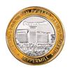 Image 1 : .999 Fine Silver Peppermill Reno, Nevada $10 Limited Edition Gaming Token