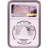 Image 2 : 2019 China 10 Yuan Panda Silver Coin NGC MS70 Early Releases Joel Iskowitz Signature