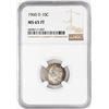 Image 1 : 1960-D Roosevelt Dime Coin NGC MS65FT