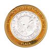 Image 1 : .999 Fine Silver Plaza Casino Las Vegas, Nevada $10 Limited Edition Gaming Token