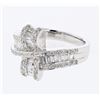 Image 1 : 0.97 CTW Diamond Ring 18K White Gold - REF-108N4Y