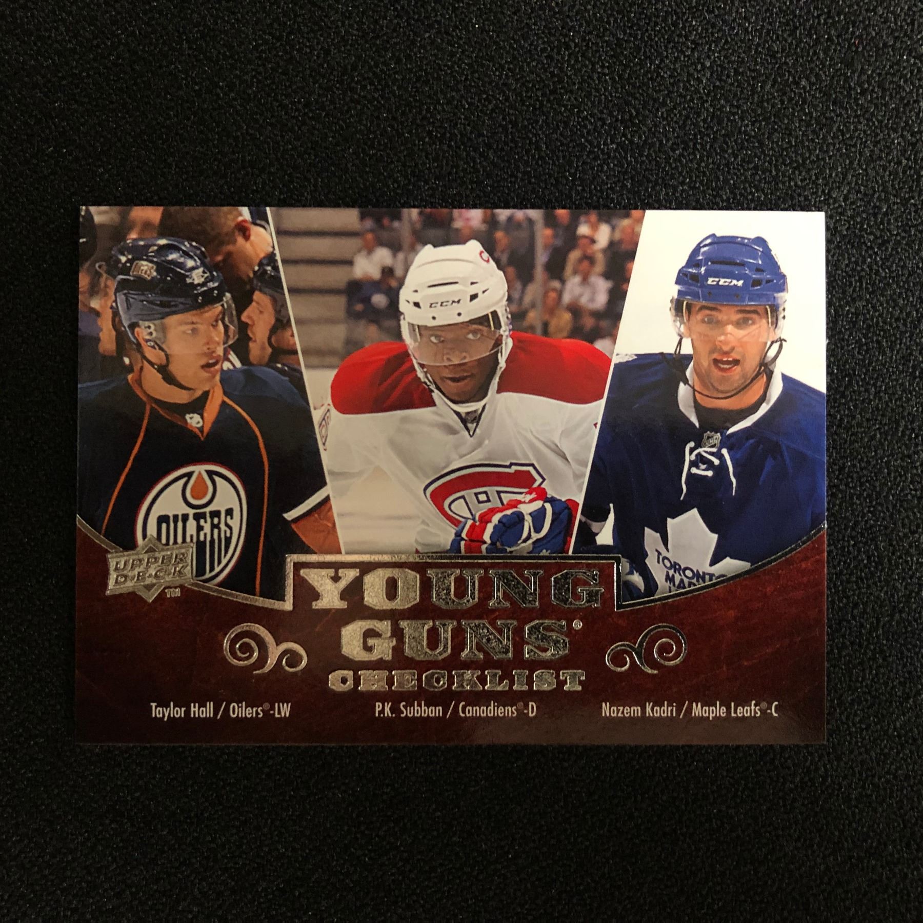 201011 Upper Deck Series 1 Young Guns Checklist 250 Hall/ Subban/ Kadri 201011 Upper Deck Series 1 Young Guns Checklist 250 Hall/ Subban/ Kadri