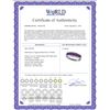 Image 2 : Genuine 2.25 ctw Amethyst Ring 14KT White Gold - REF-54A2K