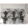 Image 1 : 4 Piece Shatter Resistant Deer Ornaments
