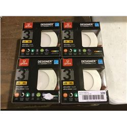 Globe 3" Ultra SlimRecessed Light - Lot of 4