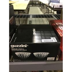 Guzzini Pack of 2 Bowls - Silver