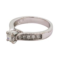 0.75 ctw Diamond Ring - 14KT White Gold