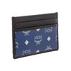 Image 1 : MCM Estate Blue Reflective Nylon Leather Mini Card Case