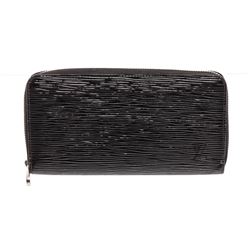 Louis Vuitton Black Epi Electric Leather Zippy Organizer Wallet