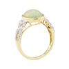 Image 4 : 2.44 ctw Opal and Diamond Ring - 14KT Yellow Gold