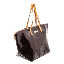 Louis Vuitton Amarante Vernis Monogram Leather Bellevue GM Bag