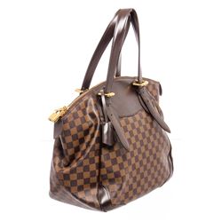 Louis Vuitton Damier Ebene Canvas Leather Verona GM Bag