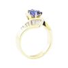 Image 4 : 1.64 ctw Sapphire And Diamond Ring - 14KT Yellow Gold
