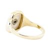 Image 3 : Job's Daughter Mother of Pearl Ring - 10KT Yellow Gold