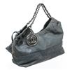 Image 4 : Chanel Blue Leather Coco Cabas Shoulder Bag