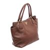 Image 2 : Prada Brown Vitello Daino Leather Tote Shoulder Bag
