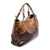 Image 4 : Prada Brown Vernice Patent Leather Shoulder Bag