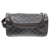 Image 1 : Louis Vuitton Damier Graphite Canvas Leather Toiletry Pouch Bag