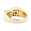 Image 3 : 0.50 ctw Diamond "RS" Initial Men's Ring - 14KT Yellow Gold
