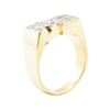 Image 4 : 0.50 ctw Diamond "RS" Initial Men's Ring - 14KT Yellow Gold