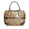 Image 1 : Gucci Brown Medium Guccissima Crystal Mix Handbag