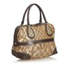Image 2 : Gucci Brown Medium Guccissima Crystal Mix Handbag