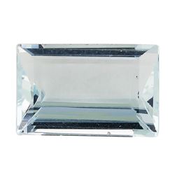 2.27 ct.Natural Rectangle Step Cut Aquamarine