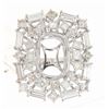 Image 1 : 2.7 CTW Diamond Semi Mount Ring 14K White Gold - REF-285F4N