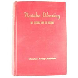 Navaho Weaving, Its Technic Its History