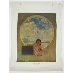 Maxfield Parrish Print, Pandoras Box