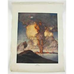 Maxfield Parrish Print, Atlas