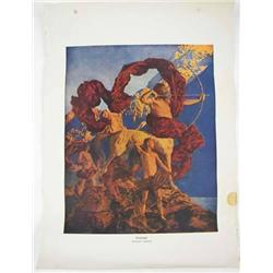 Maxfield Parrish Print, Centaur