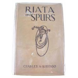 Riata And Spurs, Charles Siringo 1927