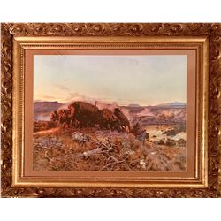 Charles M. Russell - When the Land Belonged to God