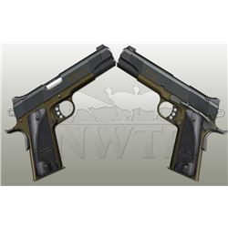 Kimber 1911 455 Black and Olive Logo Grips
