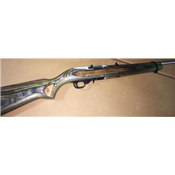 Ruger 1022 Take Down Grn LaminateSS Bbl Logo Tan Bag 18.5