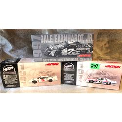 3 X DALE EARNHARDT JR MODEL STOCK CARS