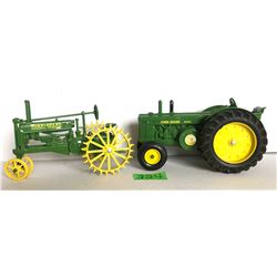 JOHN DEERE GENERAL PURPOSE MODEL A & MODEL R DIE-CAST TRACTORS