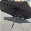 Image 2 : 7 FOOT BLACK PATIO UMBRELLA