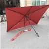 Image 2 : 6 FOOT BY 9 FOOT RECTANGULAR MARKET PATIO UMBRELLA
